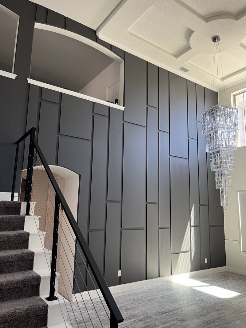 High Ceiling and TV Walls project by Lively Luxury Designs