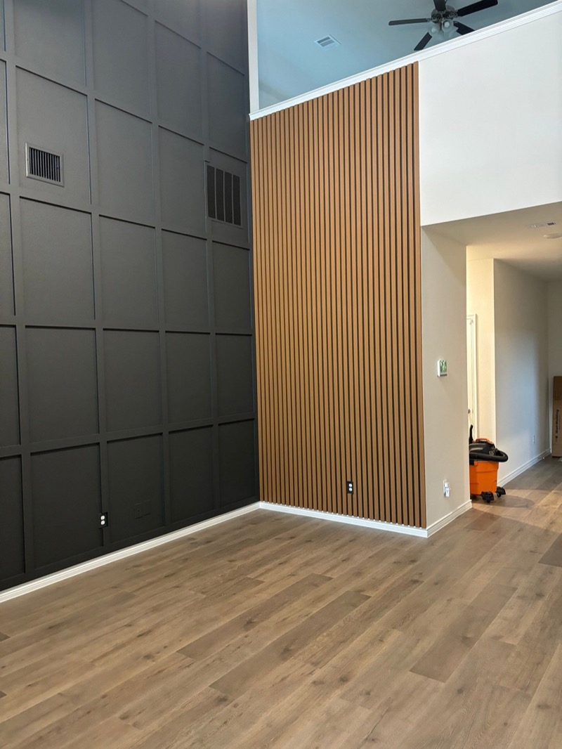 High Ceiling and TV Walls project by Lively Luxury Designs