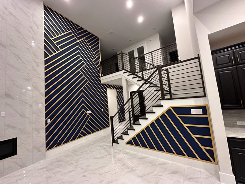 High Ceiling and TV Walls project by Lively Luxury Designs