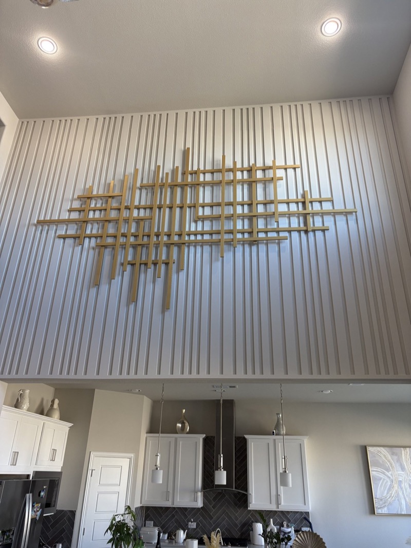 High Ceiling and TV Walls project by Lively Luxury Designs