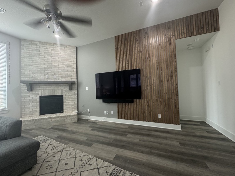 High Ceiling and TV Walls project by Lively Luxury Designs