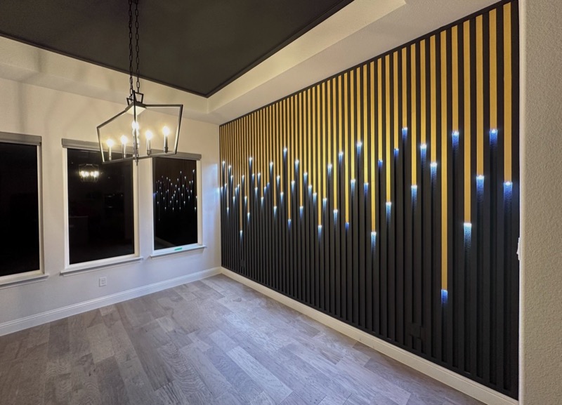 Light Walls project by Lively Luxury Designs