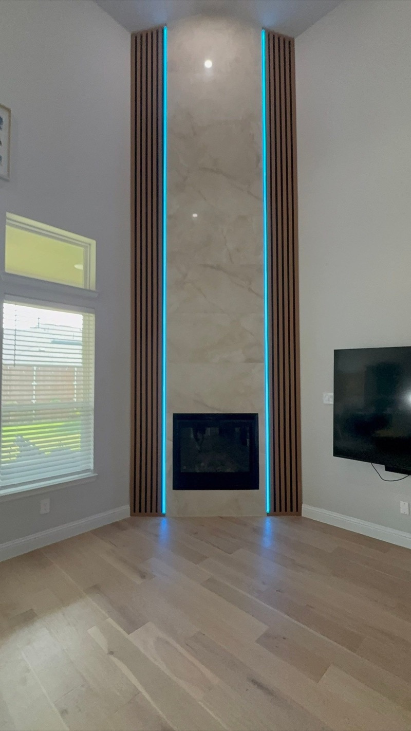 Light Walls project by Lively Luxury Designs
