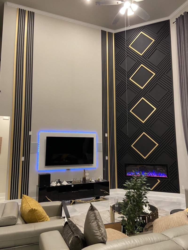 Light Walls project by Lively Luxury Designs