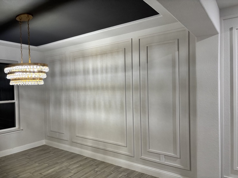 Wainscoting & Trim Finishing project by Lively Luxury Designs