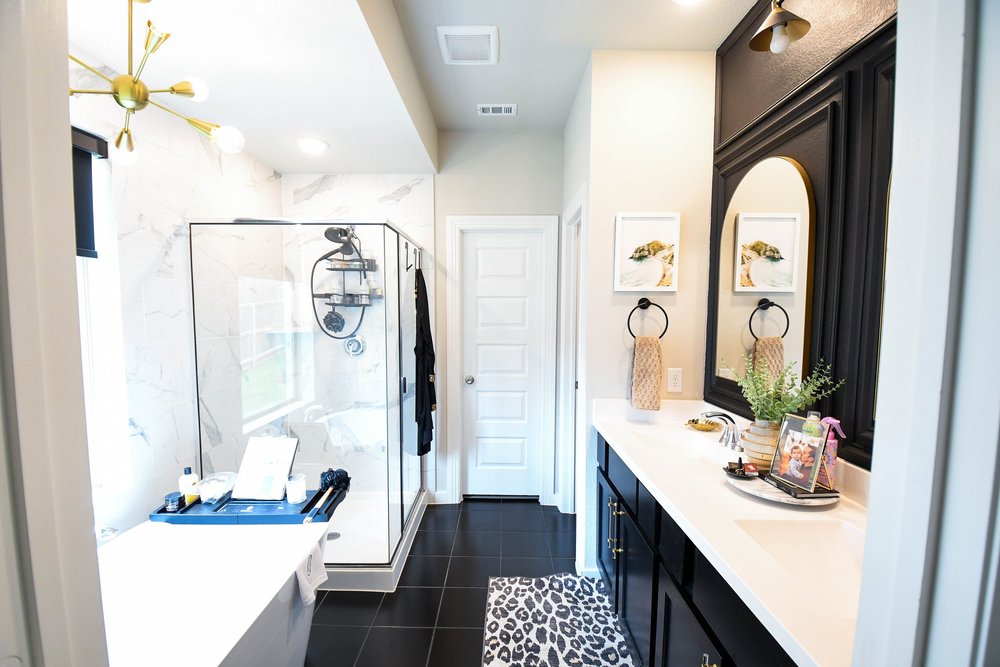 Bold Bathroom Remodel, Prosper, TX