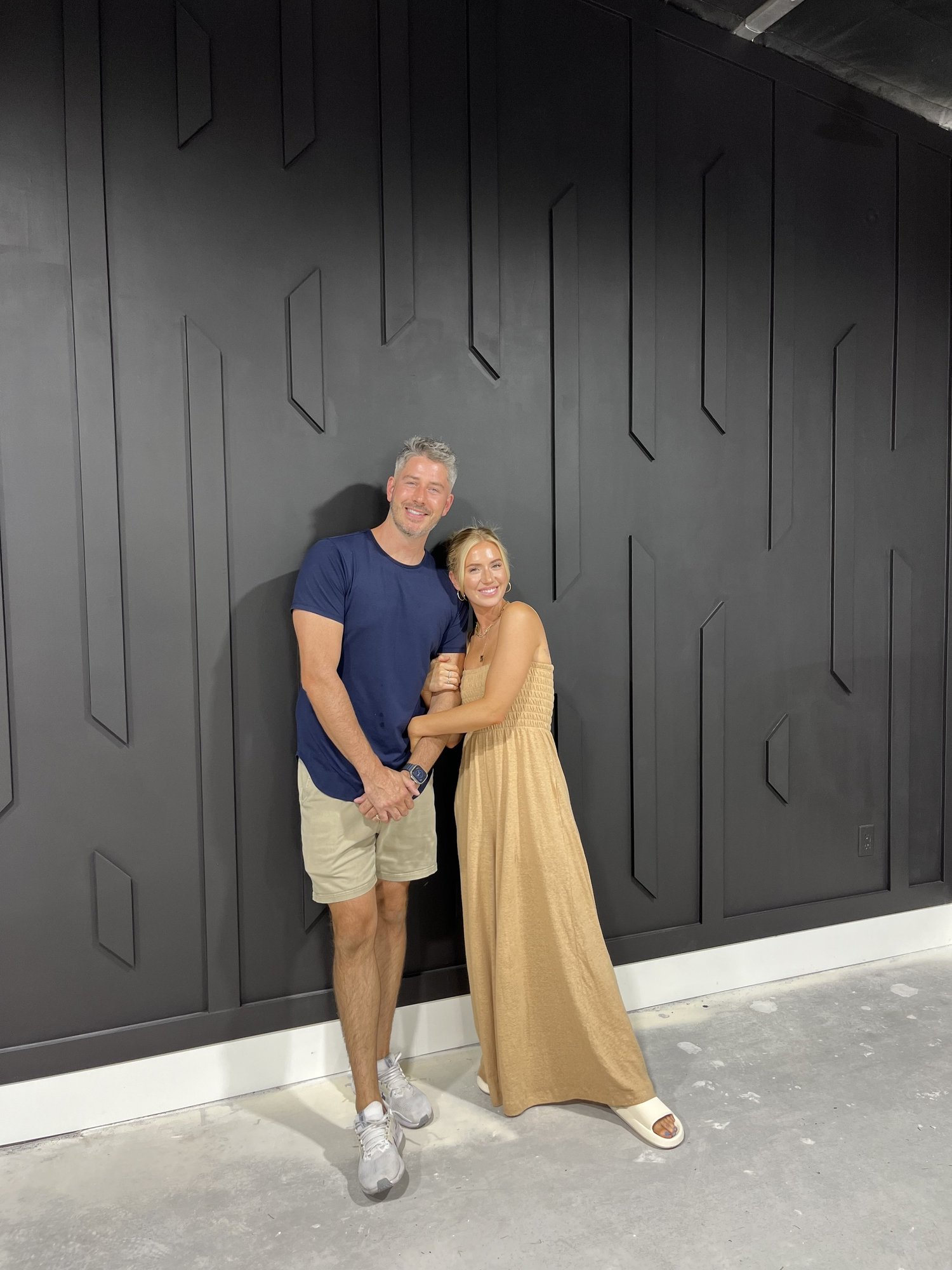 Accent walls installed in a client's home